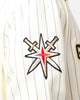 Pro Standard Vegas Golden Knights Pinstripe Hoodie Eggshell/Yellow