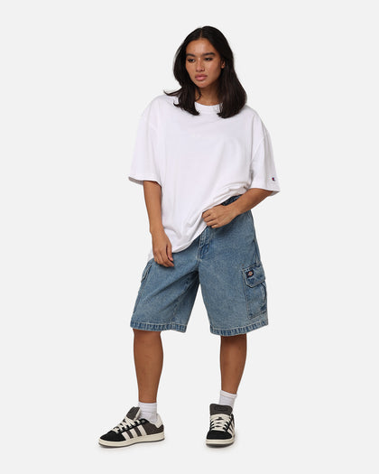 Champion Heritage New Script T-Shirt White