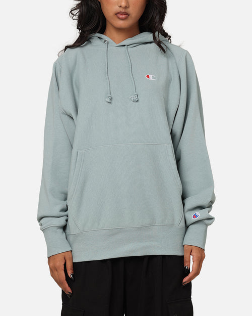 Champion Reverse Weave Terry Hoodie Sage Shimmer Green