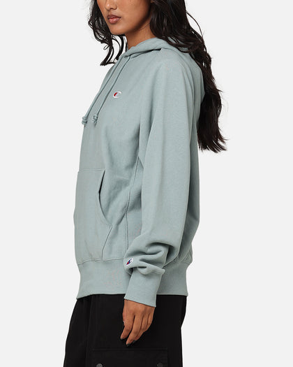 Champion Reverse Weave Terry Hoodie Sage Shimmer Green