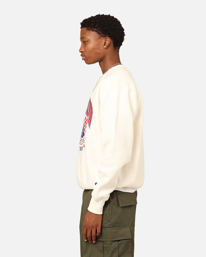 Champion Reverse Weave Field Basketball Crewneck White Ferrari
