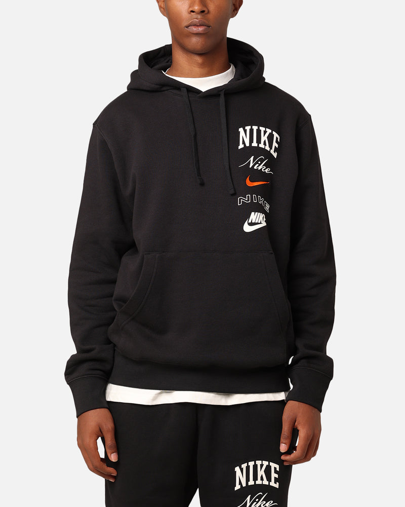 Nike Club Fleece Pullover Hoodie Black/Sail