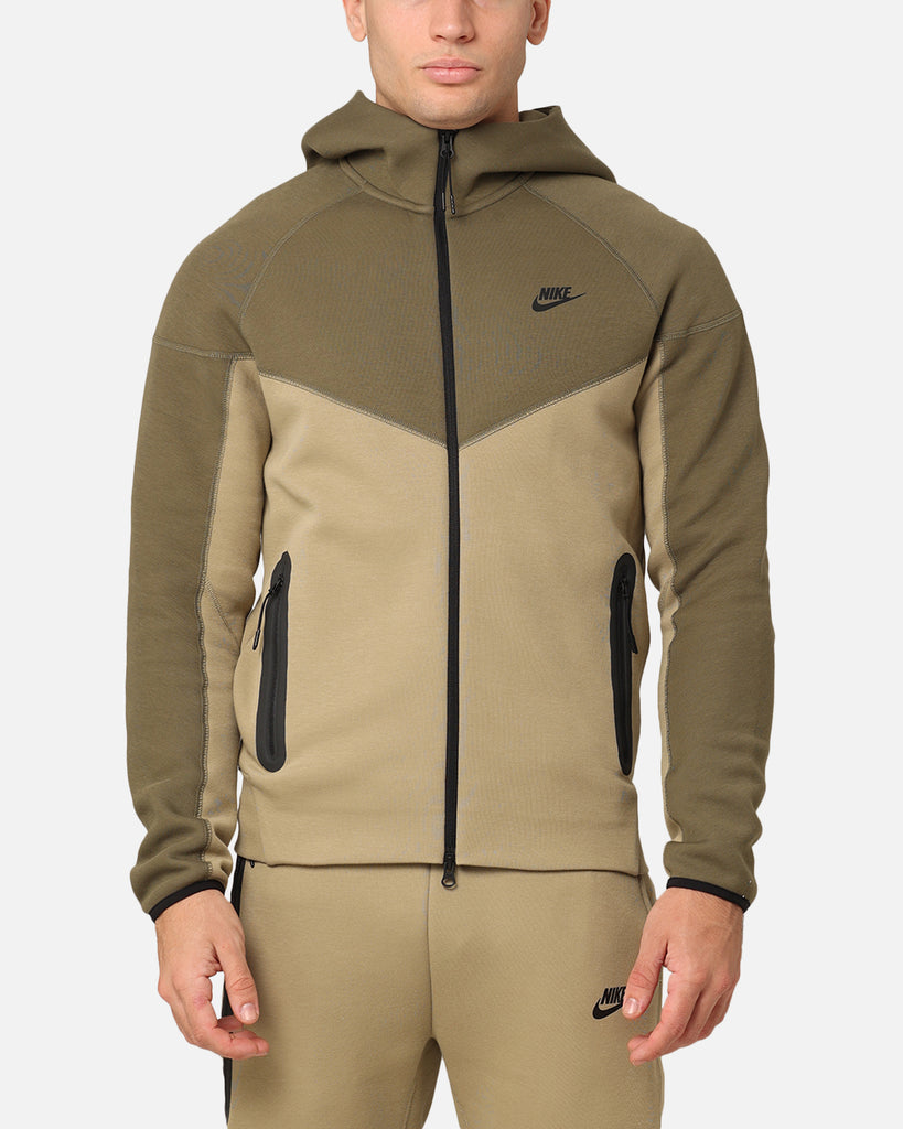 olive nike tech hoodie