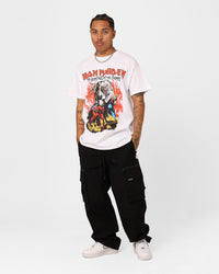 Iron Maiden Dancing Flames T-Shirt White