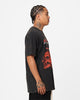 Motley Crue Red Skulls T-Shirt Black Wash