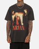 Nirvana Round Photo Vintage T-Shirt Black Wash