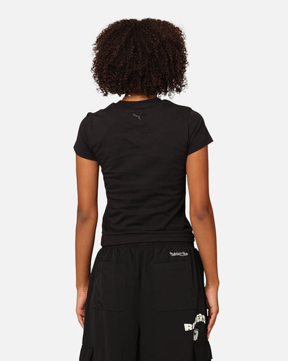 Puma X Scuderia Ferrari Women's Ferrari Style Baby Doll T-Shirt Black