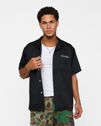 X-Large Bowling Club Short Sleeve Shirt Black