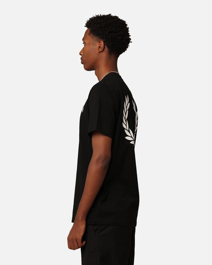 Fred Perry Back Graphic T-Shirt Black