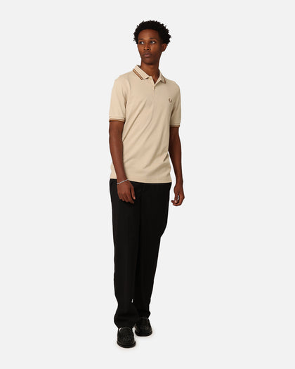 Fred Perry Twin Tipped Polo Shirt Oatmeal