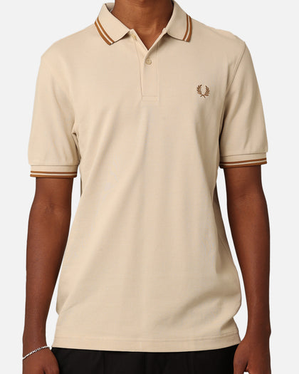 Fred Perry Twin Tipped Polo Shirt Oatmeal