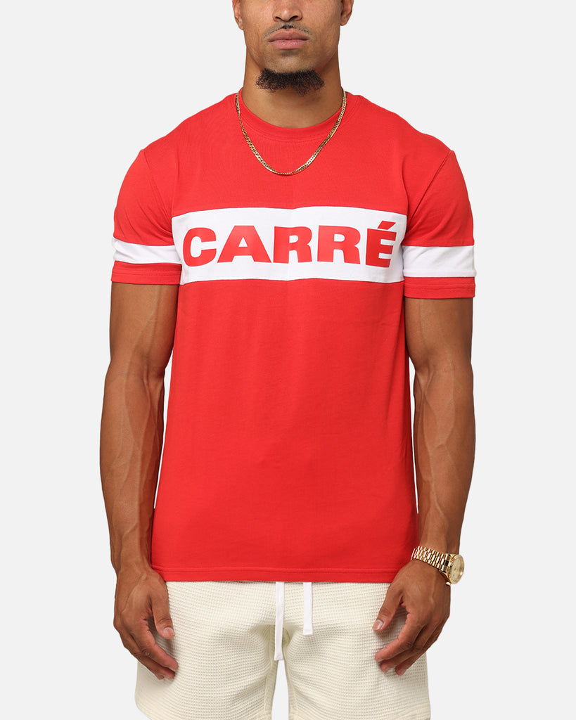 Carre Bars T-Shirt Red/White | Culture Kings