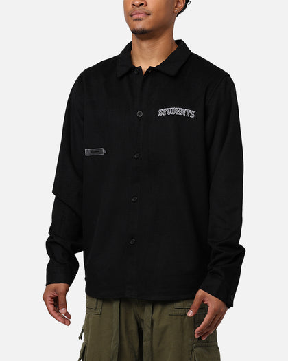 Students Golf Ackers Flannel Shirt Black