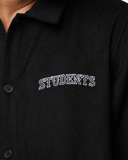 Students Golf Ackers Flannel Shirt Black