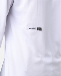 Students Golf Host Long Sleeve Mock Neck T-Shirt White