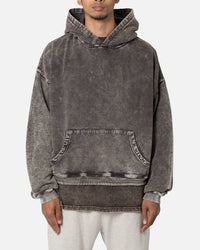 MNML Washed Acid Hoodie Black