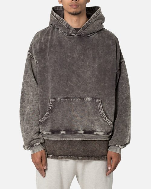 MNML Washed Acid Hoodie Black