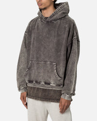 MNML Washed Acid Hoodie Black
