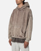 MNML Washed Acid Hoodie Brown