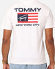 Tommy Jeans Classic Athletic Flag T-Shirt White