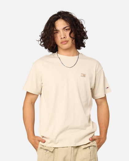 Tommy Jeans Relaxed Tonal Linear T-Shirt Newsprint