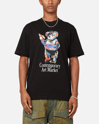 Market Art Market Bear T-Shirt Black