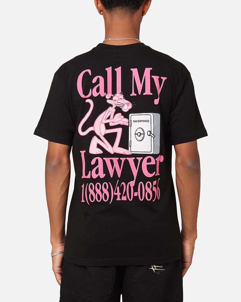 Market Pink Panther Call My Lawyer T-Shirt Black