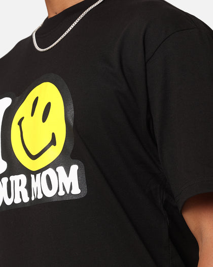 Market X Smiley Your Mom T-Shirt Black