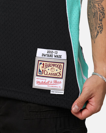 Mitchell & Ness Miami Heat Dwyane Wade '12-13 Swingman Jersey Black/Ice Blue