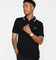 Fred Perry Twin Tipped Polo Shirt Black/Light Ice