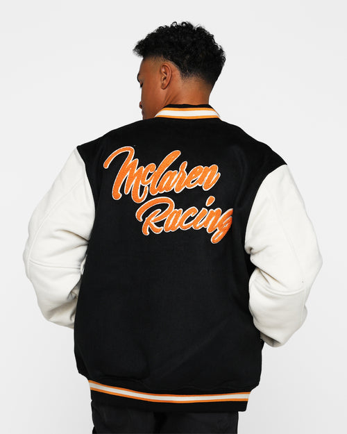 Mitchell & Ness X McLaren Racing Varsity Jacket Black/Cream