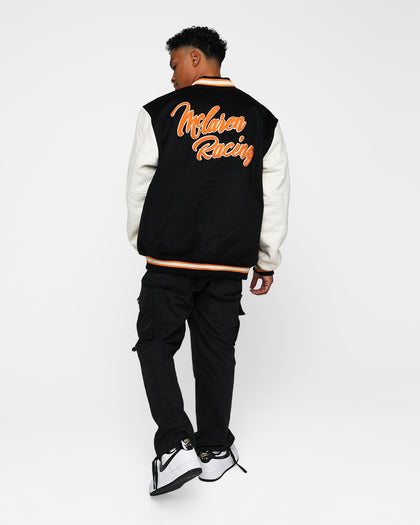 Mitchell & Ness X McLaren Racing Varsity Jacket Black/Cream
