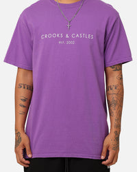 Crooks & Castles Millenium T-Shirt Purple