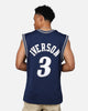 Mitchell & Ness Philadelphia 76ers Allen Iverson 2000-01 College Twist Swing Jersey Navy/White