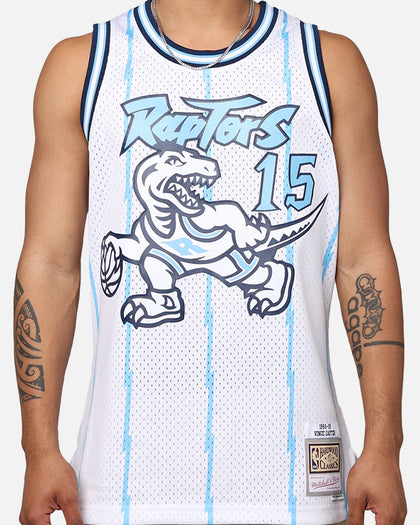 Mitchell & Ness Toronto Raptors Vince Carter 1998-99 College Twist Swing Jersey White/Light Blue