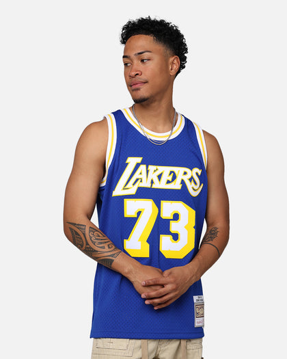 Mitchell & Ness Los Angeles Lakers Dennis Rodman 1998-99 College Twist Swing Jersey Blue/Yellow
