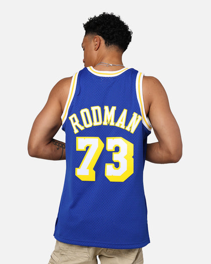 Mitchell & Ness Los Angeles Lakers Dennis Rodman 1998-99 College Twist Swing Jersey Blue/Yellow
