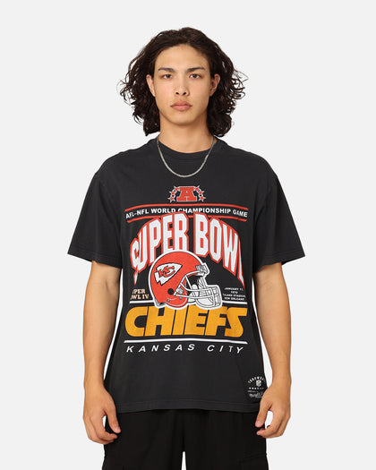 Mitchell & Ness Kansas City Chiefs '70s Super Bowl T-Shirt Faded Black