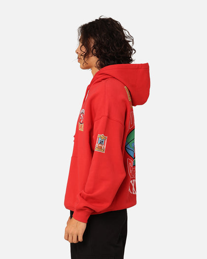 Mitchell & Ness San Francisco 49ers Super Bowl World Hoodie Faded Red