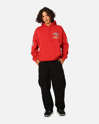 Mitchell & Ness San Francisco 49ers Super Bowl World Hoodie Faded Red