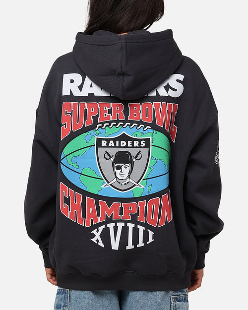 Mitchell & Ness Los Angeles Raiders Super Bowl World Hoodie Faded Black