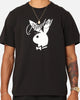 Playboy Playboy Bunny Script T-Shirt Black