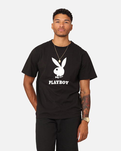Playboy Playboy Lockup T-Shirt Black