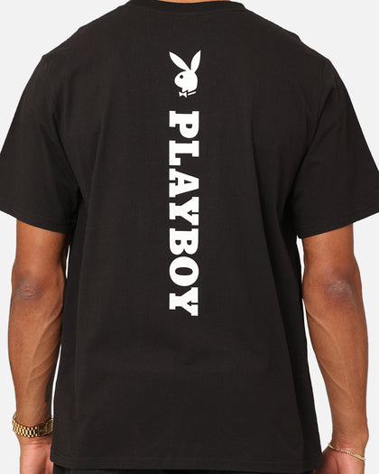 Playboy Playboy Logo Lockup T-Shirt Black