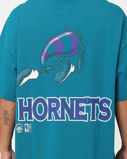 Mitchell & Ness Charlotte Hornets Break Free T-Shirt Hornets Teal