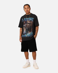 Mitchell & Ness Charlotte Hornets Larry Johnson Player & Stats T-Shirt Black