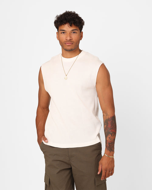 XXIII Waffle Muscle Singlet White