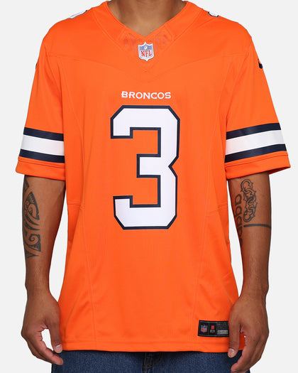 Nike Denver Broncos Russell Wilson #3 Limited Jersey Brilliant Orange