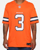 Nike Denver Broncos Russell Wilson #3 Limited Jersey Brilliant Orange