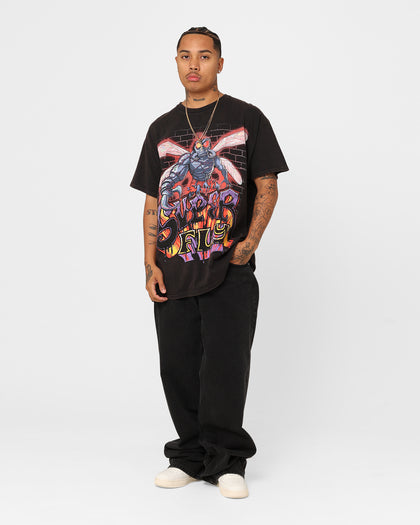 Goat Crew X Teenage Mutant Ninja Turtles Superfly Vintage T-Shirt Black Wash